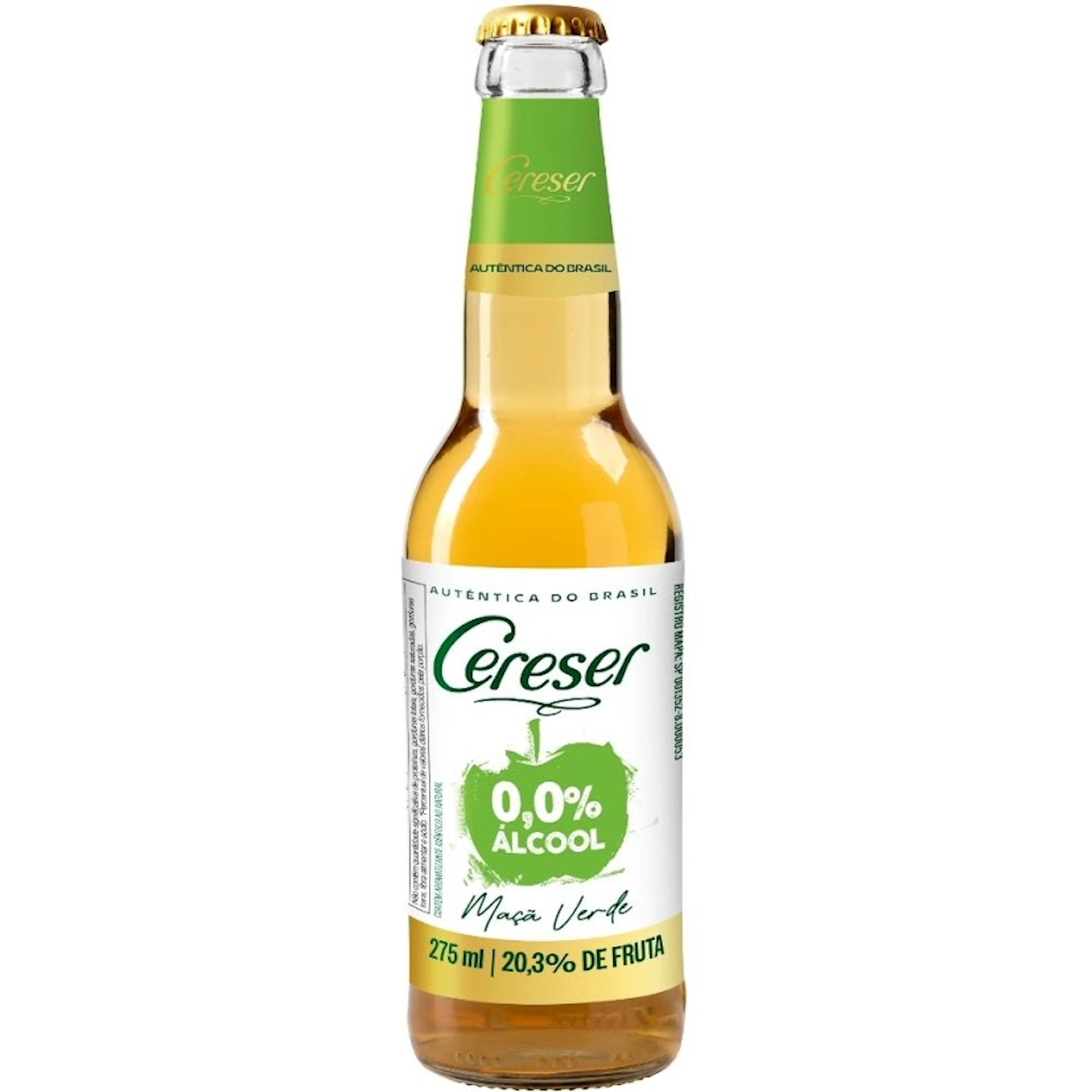 Ice Cereser Maça Verde Zero Álcool 275ml