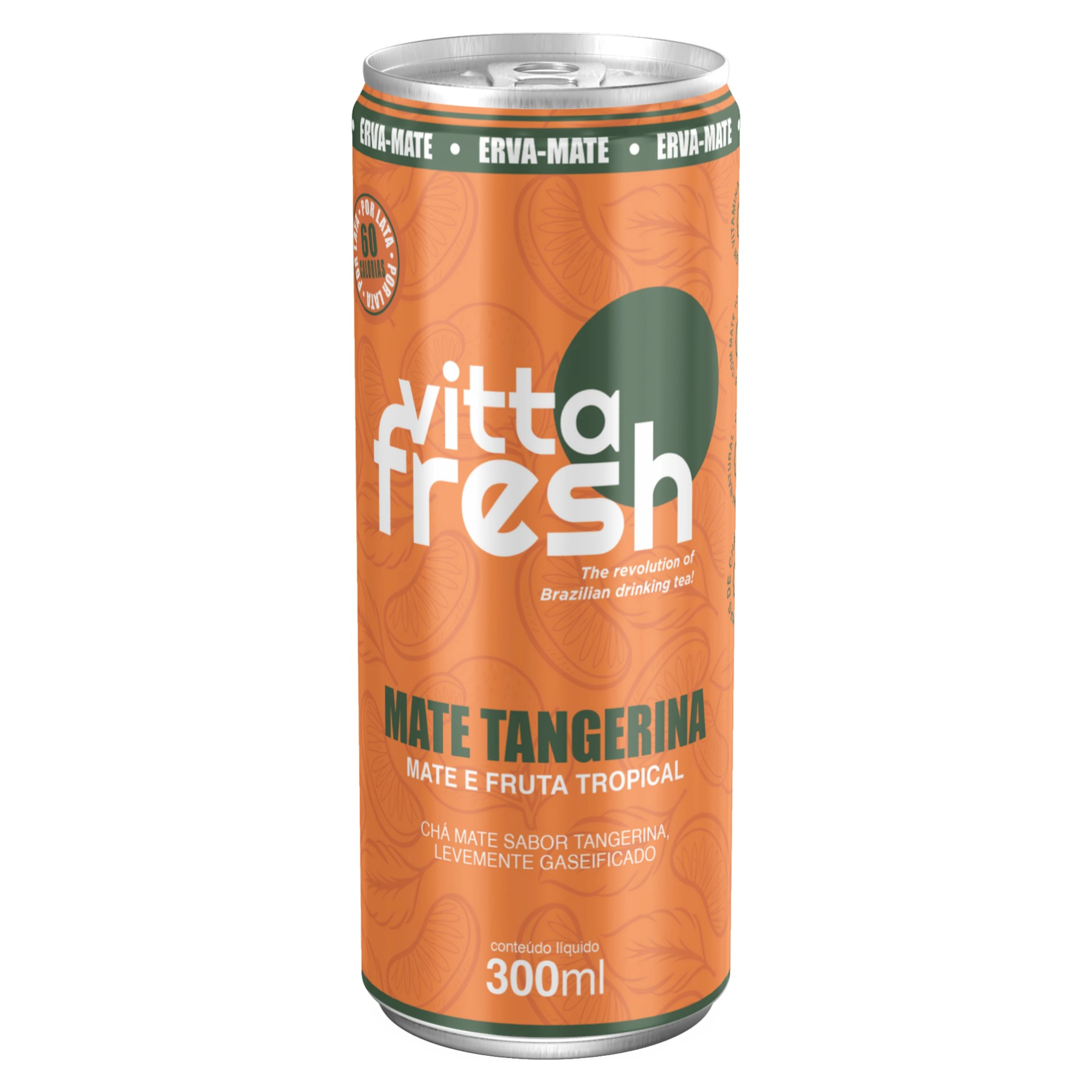 Mate Tangerina Sparkling Tea Vitta Fresh 300ml