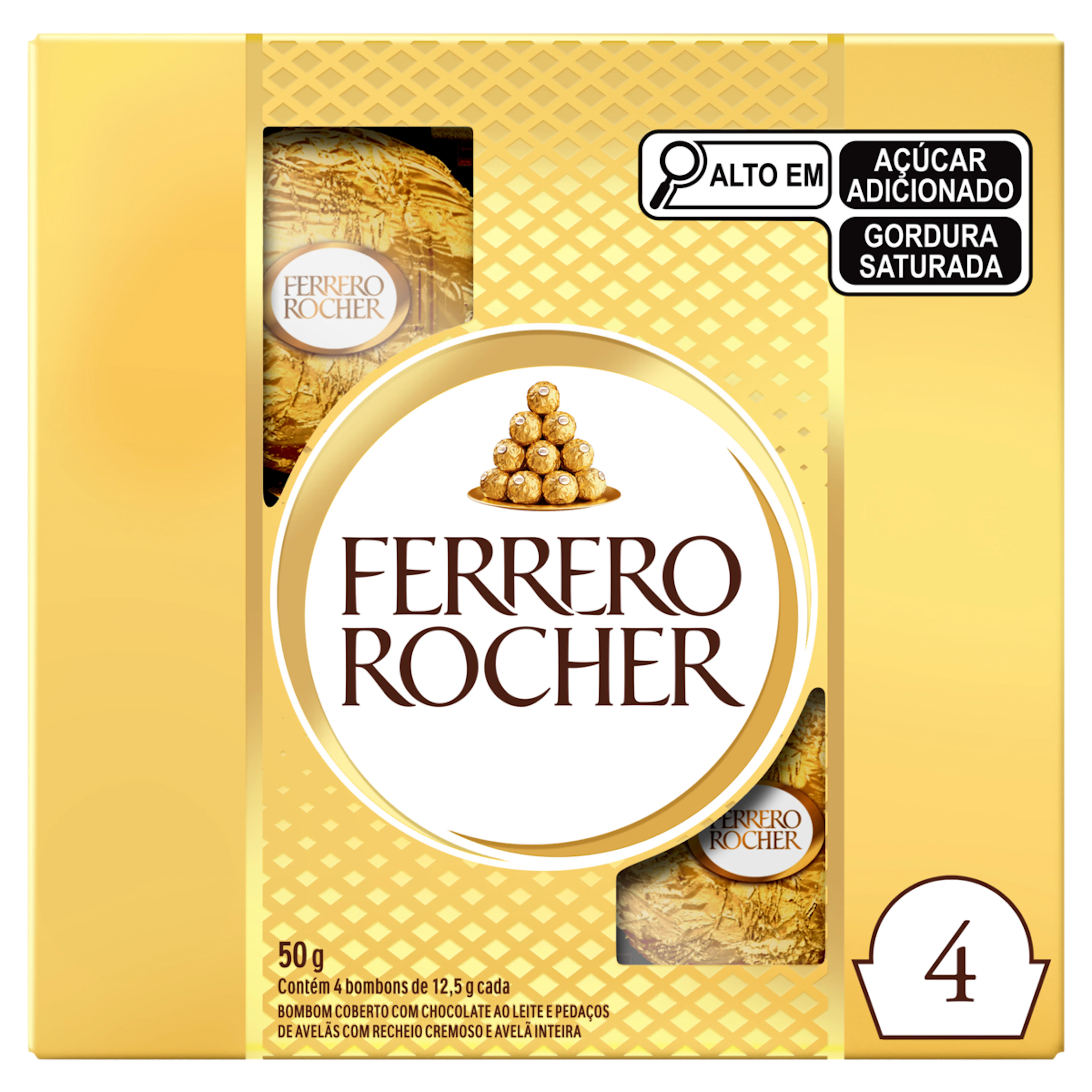 Bombom Ferrero Caixa 50g