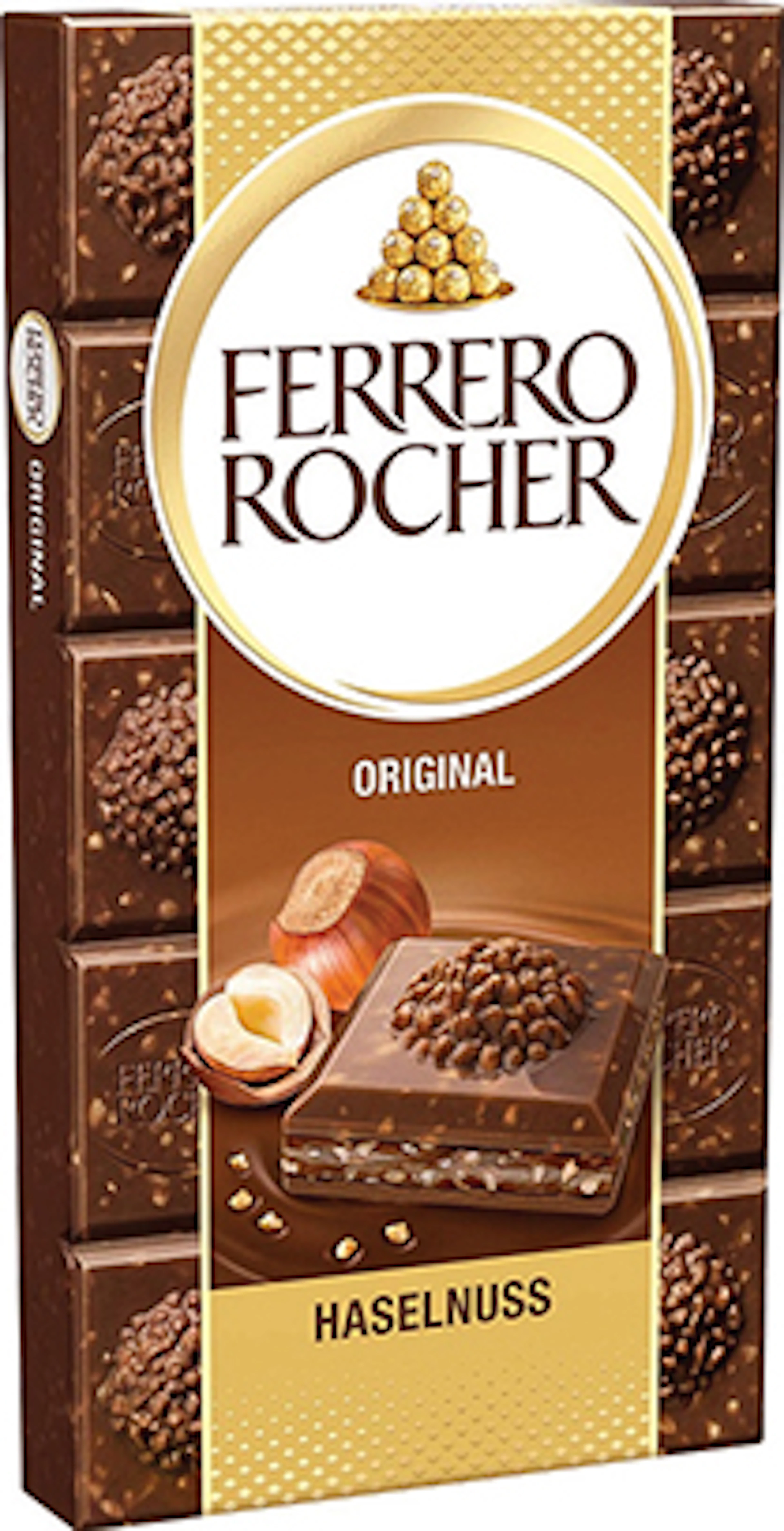 Ferrero Rocher Tablete Ao Leite Com Avela 90g