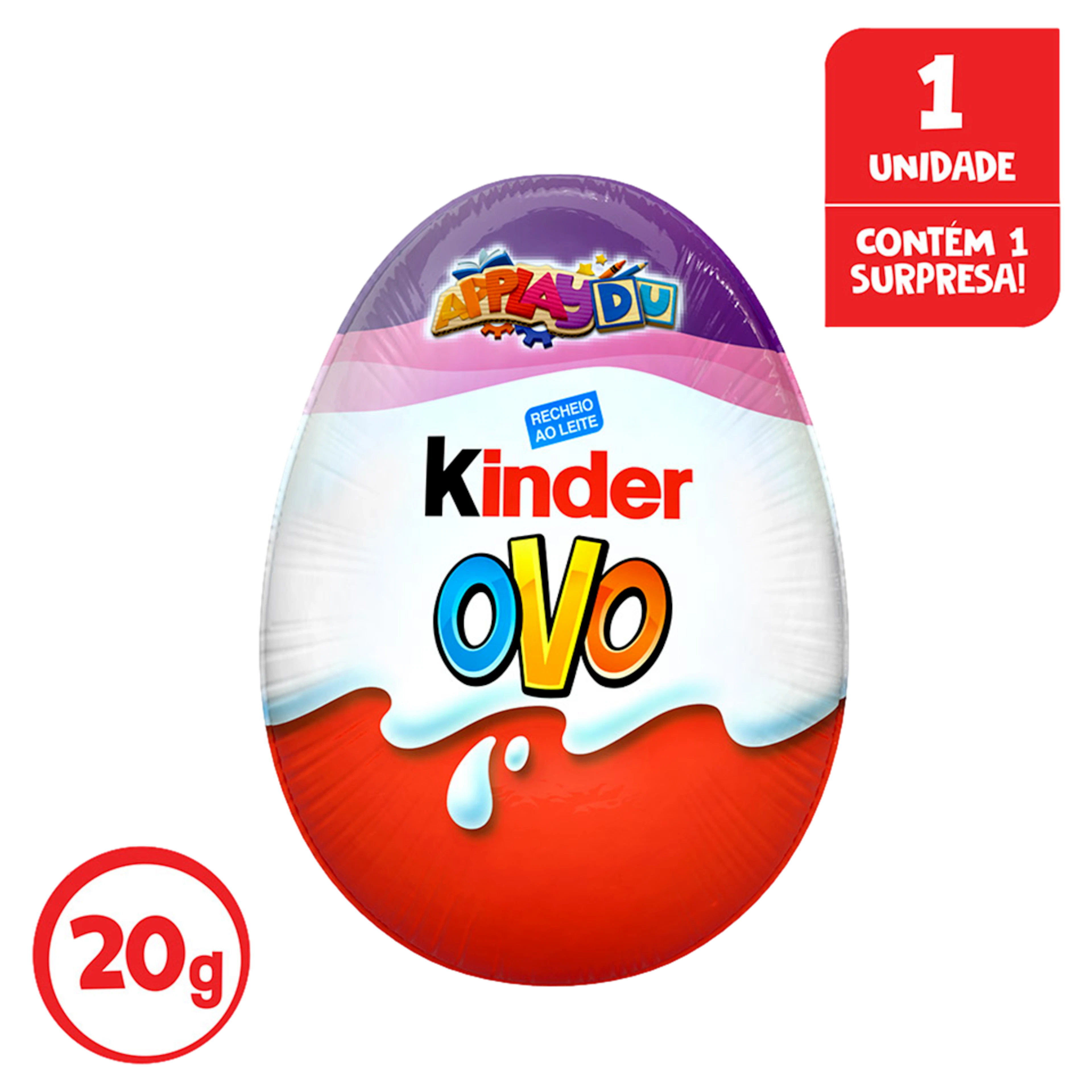 Chocolate Kinder Ovo Com Surpresa Meninas 20g