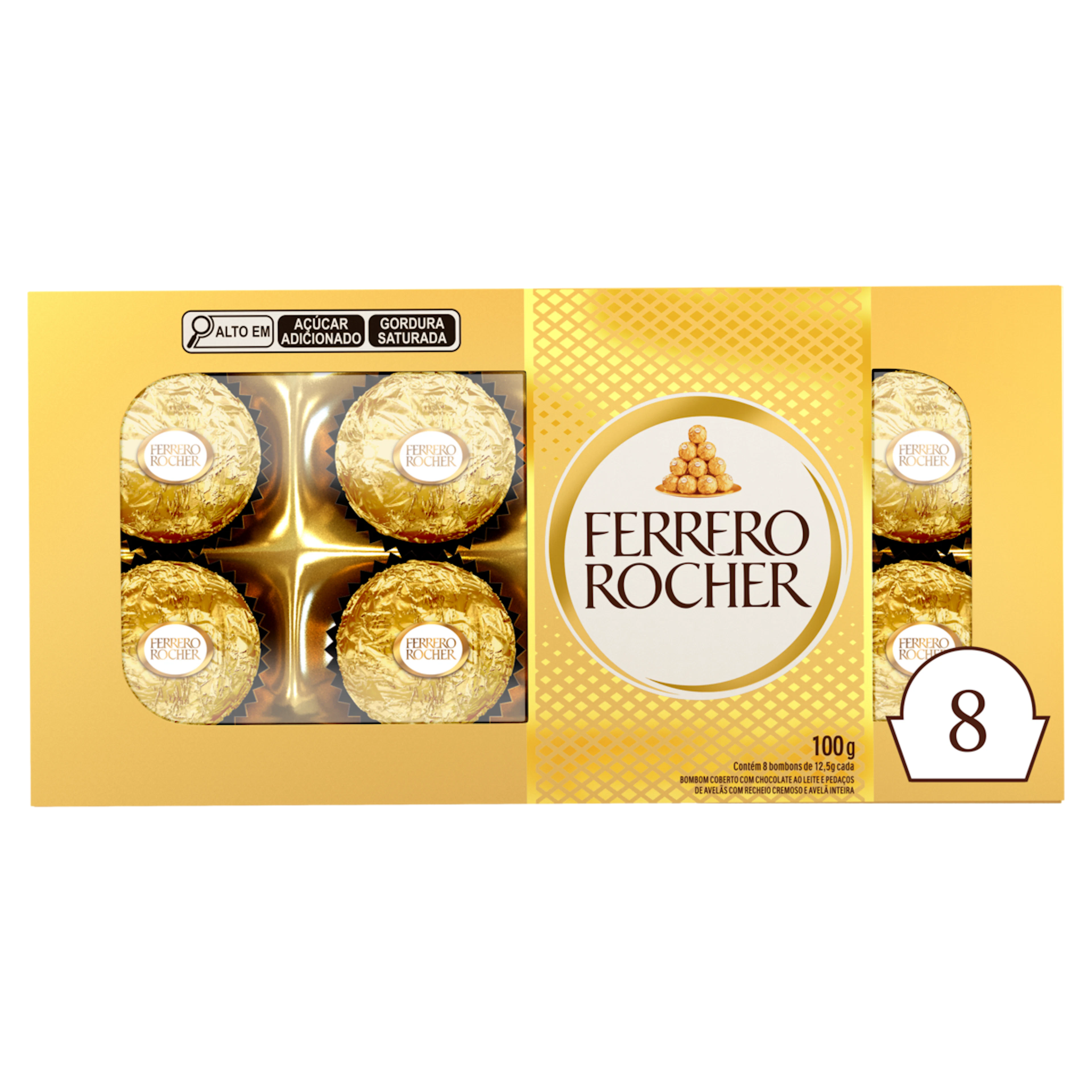 Bombom Ferrero Rocher Caixa 100g