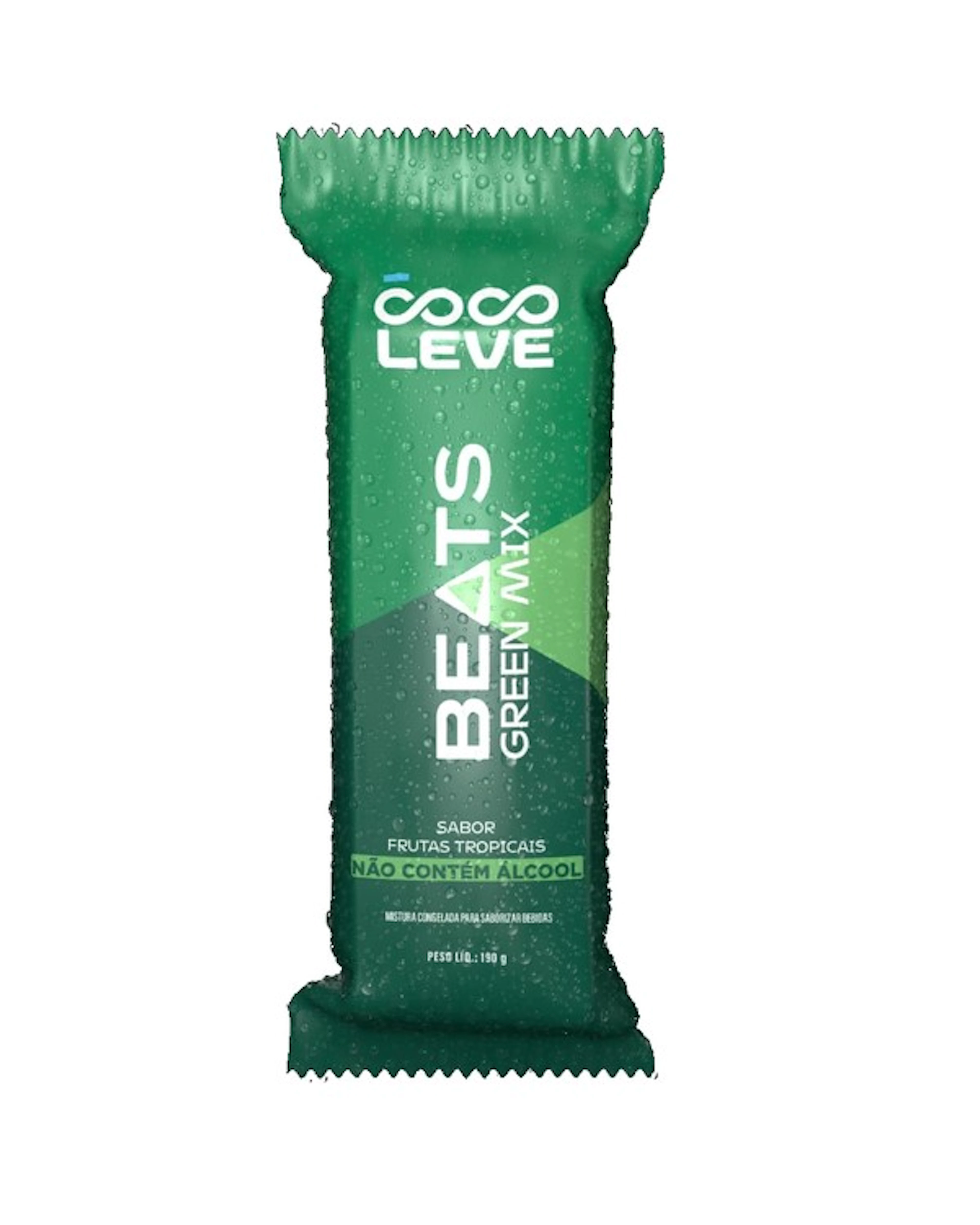 Gelo Saborizado Beats Green Mix Coco Leve 190g