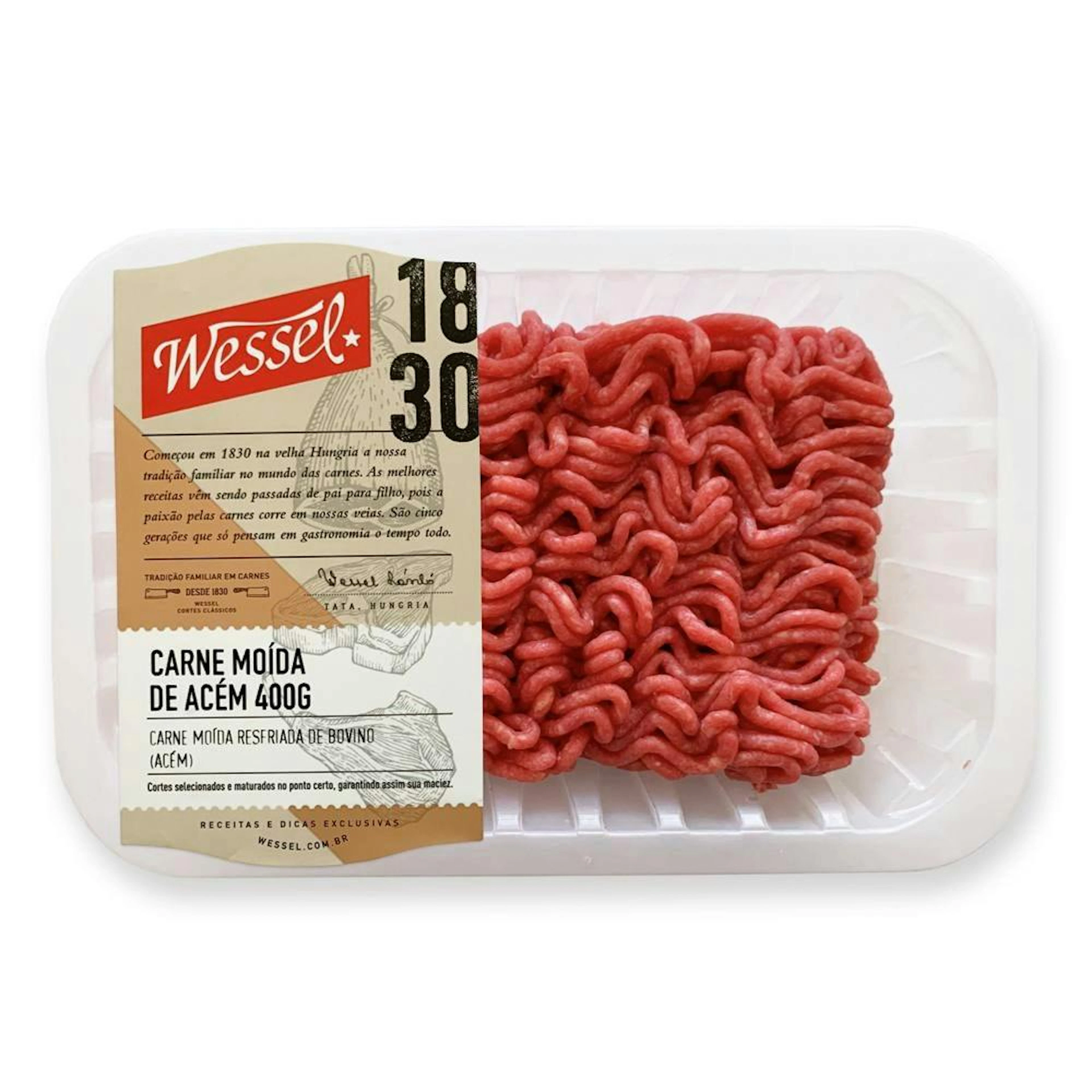 Carne Moída Wessel Acém Resfriado 400 G