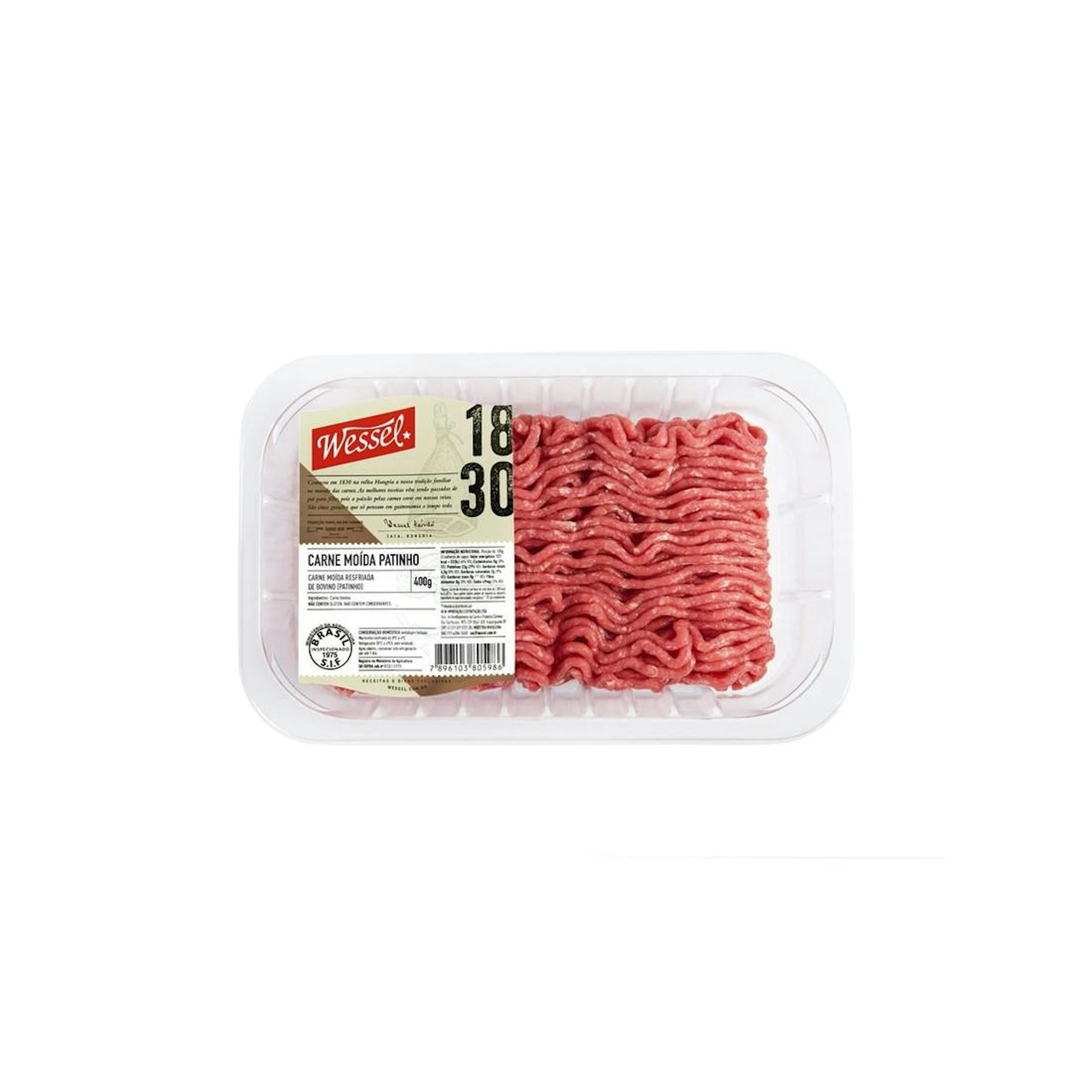 Cane Moída Wessel de Patinho Resfriado 400g