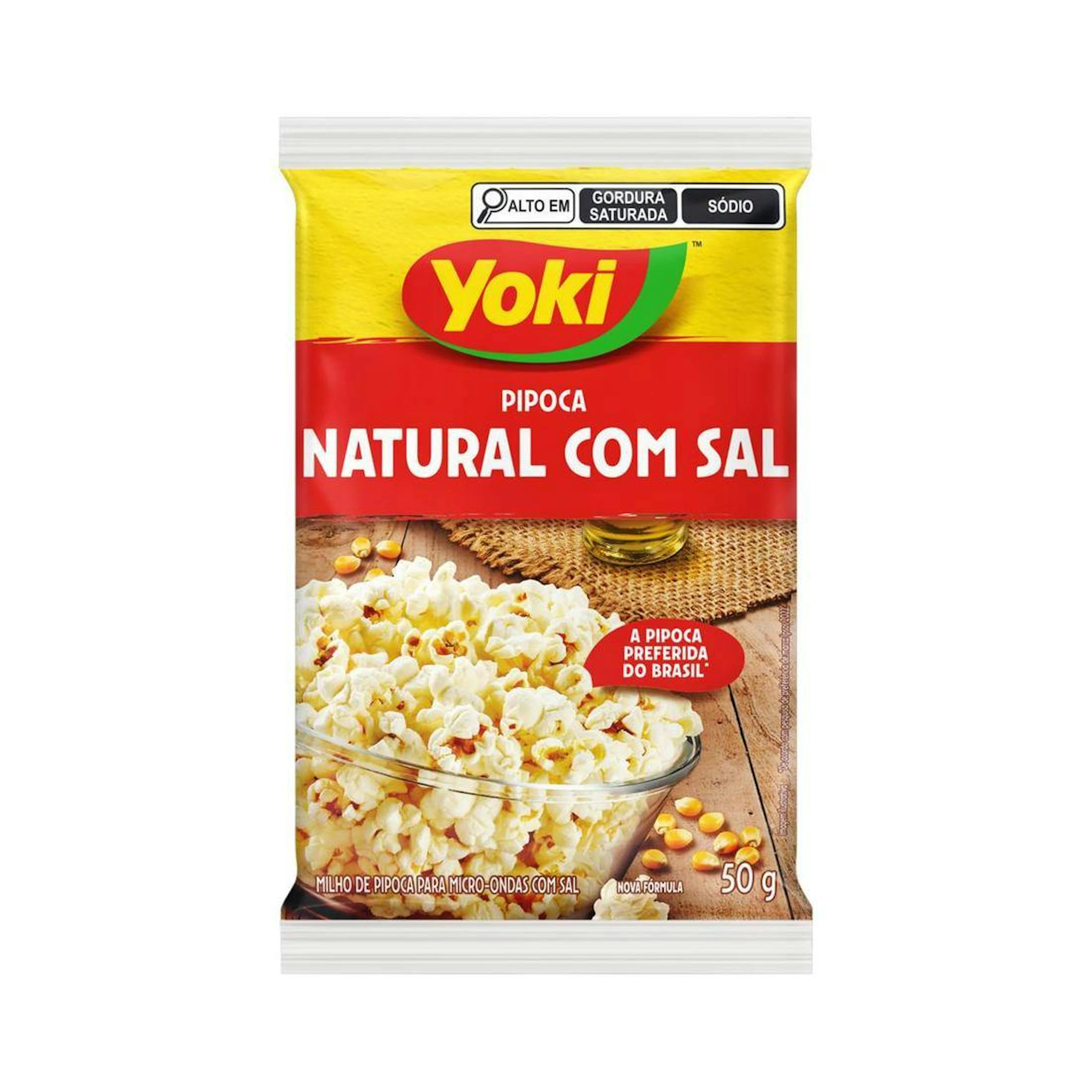 Pipoca para Microondas Pop Corn Sal 50g